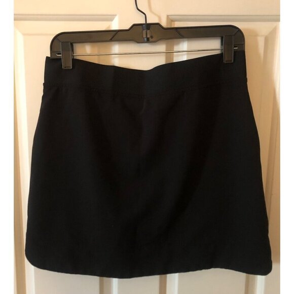 Woman's 32 Degrees Cool Black Skort Skirt Size Small - Picture 8 of 8